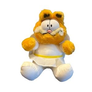 Vintage Garfield The Cat Angel With Wings and Halo Plush 1983